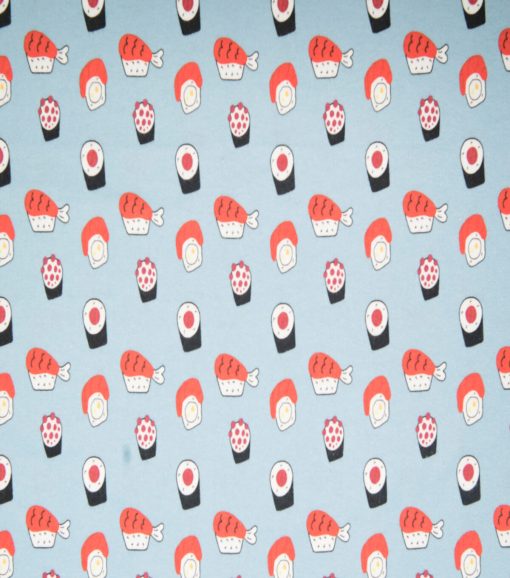 Super Snuggle Tossed Sushi Flannel Fabric