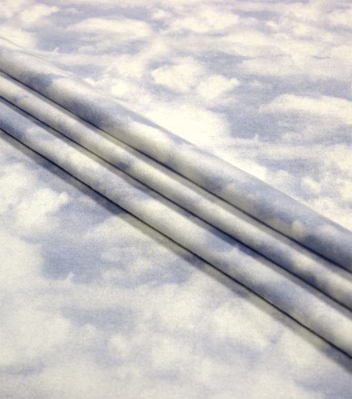 Clouds Super Snuggle Flannel Fabric - Image 2