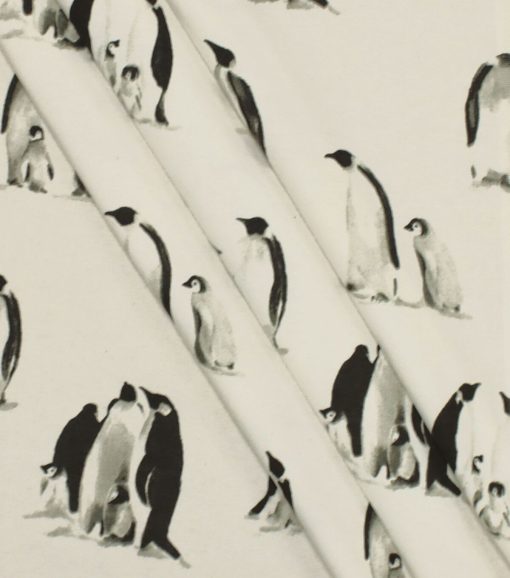 Penguins Super Snuggle Christmas Flannel Fabric - Image 2