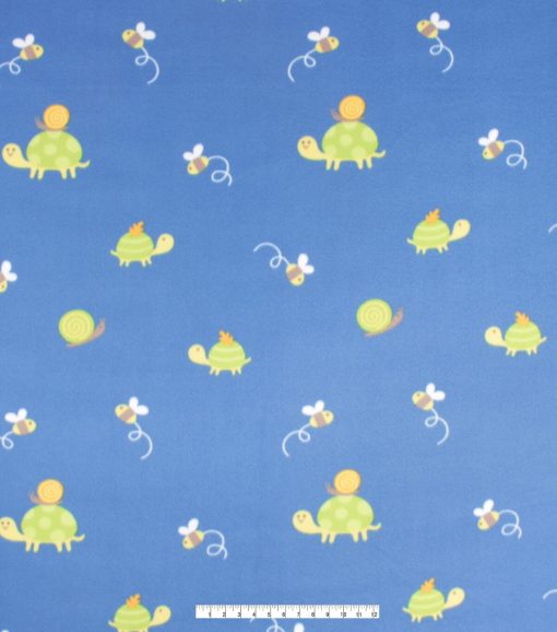 Cute Creatures Blizzard Prints Fleece Fabric - Image 4