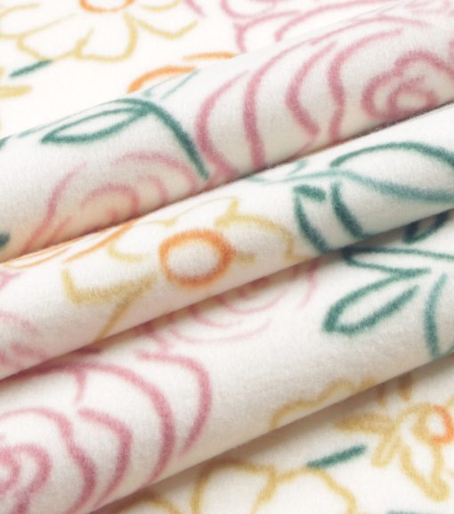 Floral Blizzard Fleece Fabric - Image 3
