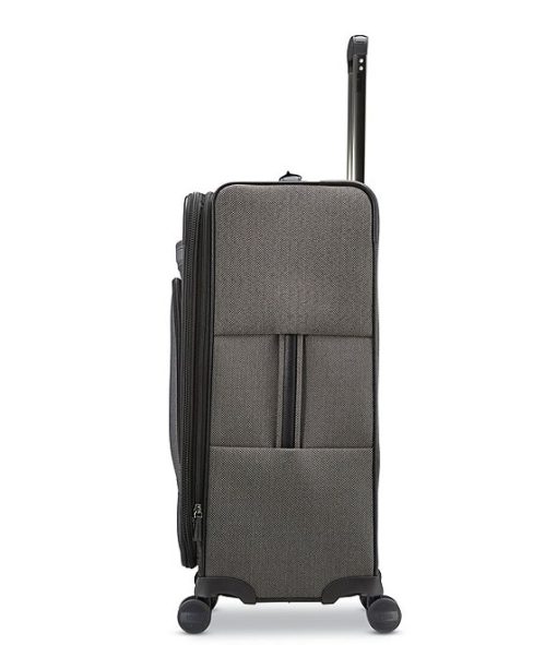 Herringbone Deluxe Large Expandable Spinner Suitcase - Image 3