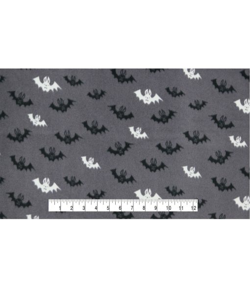 POP! Halloween Bats Lightweight Fleece Fabric - Image 4