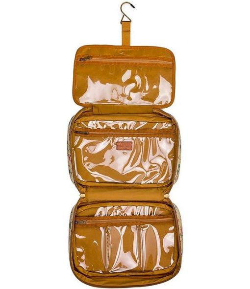 Prairie Rose Printed Hanging Toiletry Kit - Image 4