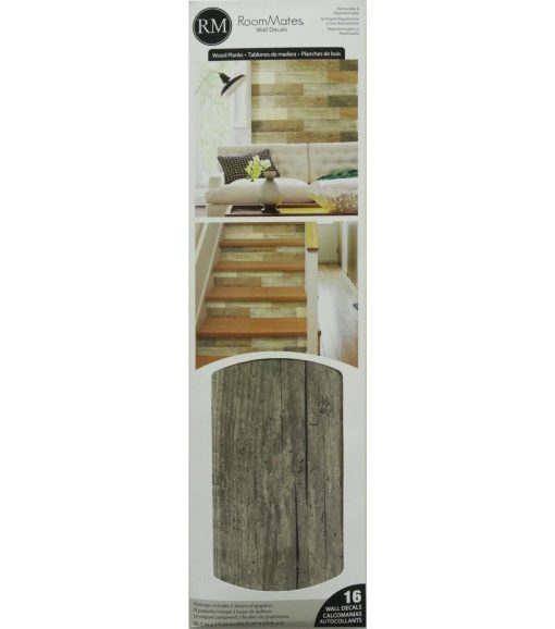 RoomMates Wall Decals Distressed Barn Wood - Image 4