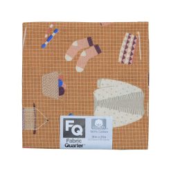 Knitting Projects On Yellow 1 Piece Cotton Fabric Quarter