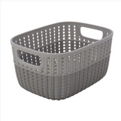 Simplify 2 Tone Decorative Storage Basket