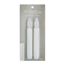 12 LED Flameless Taper Candles 2pk by Hudson 43