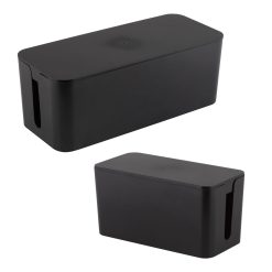 Simplify 2ct Black Cable Organizer Boxes