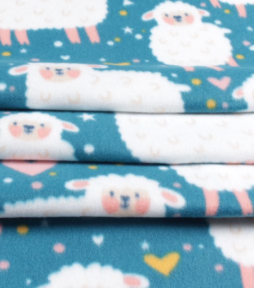 Sheep Blizzard Fleece Fabric - Image 2