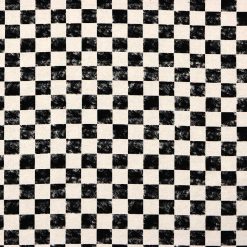 Black   White Checkerboard Super Snuggle Flannel Fabric