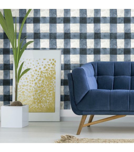 RoomMates Buffalo Plaid Peelable Wallpaper - Image 4