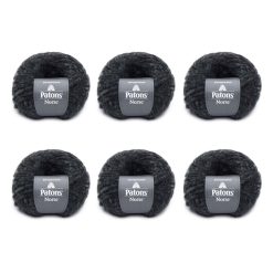 Patons Norse 211yds Super Bulky Wool Blend Yarn 6 Bundle