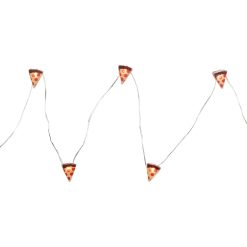 Northlight 10-Count LED Pizza Fairy Lights   Warm White