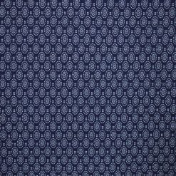 Dotted Circles on Navy Quilt Cotton Fabric by Quilter s Showcase