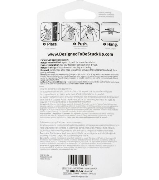 High   Mighty 60lbs Picture Hangers 2pk - Image 4