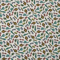 Tossed Lake Animals Super Snuggle Flannel Fabric