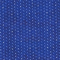 Fabric Traditions Ombre Stars on Blue Patriotic Glitter Cotton Fabric