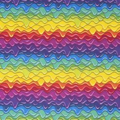 Multicolor Layers Cotton Fabric by Keepsake Calico