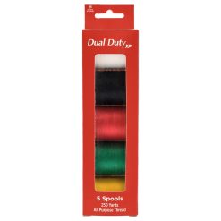 Coats   Clark Christmas 5 Pack 250yds Thread