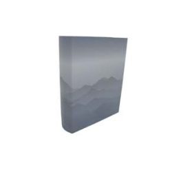 11 Blue Mountain Winter Book Shaped Box by Place   Time
