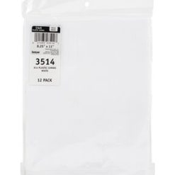 Design Works 0.25 x 11 White 14 Count Plastic Embroidery Fabric 12pk