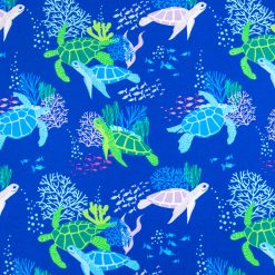 Watercolor Turtles Super Snuggle Flannel Fabric