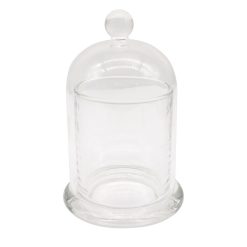 6 Glass Candle Holder With Dome Cover by Place   Time