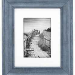 Malden 8 x 10 Matted to 5 x 7 Blue Denim Scoop Picture Frame