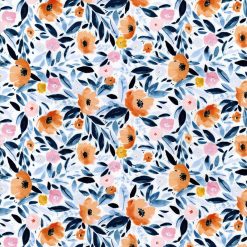 Hi Fashion Summer Lovin Floral Premium Cotton Fabric