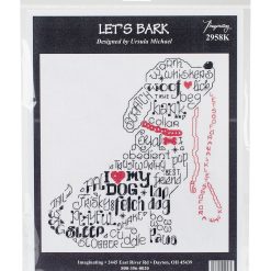 Imaginating 7 x 8 Let s Bark Counted Cross Stitch Kit