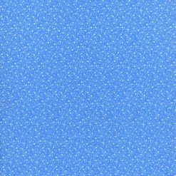 Fabric Traditions Etching Vines on Blue Cotton Fabric by Keepsake Calico
