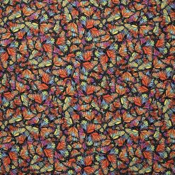 Multicolor Butterflies Premium Cotton Fabric