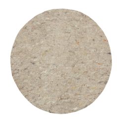 Dual Surface 1/4 Inch Rug Pad Gray 8  Round