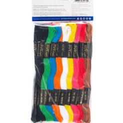 Coats   Clark 8.7yd Rainbow 6 Strand Cotton Embroidery Floss Jumbo Pack 105ct