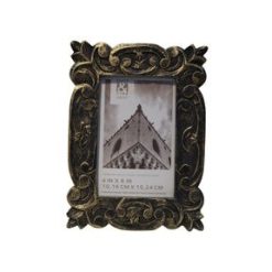 4 x 6 Antique Gold Ornate Tabletop Picture Frame by Place   Time