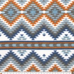 Southwest Aztec In Line Luxe Fleece Fabric