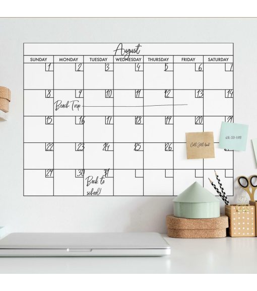 RoomMates Basics Dry Erase Calendar Decals - Image 2
