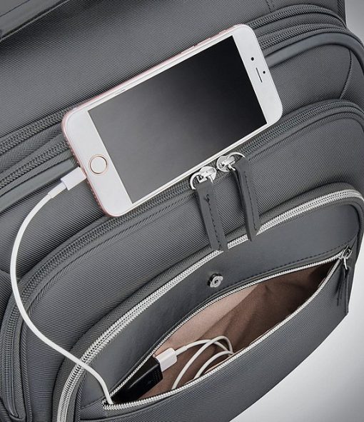 Mobile Solution Carry-On Expandable Spinner Suitcase - Image 5