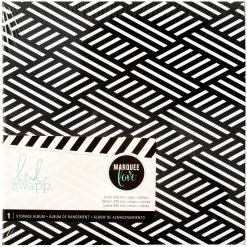 Heidi Swapp Marquee Love Lightbox Mini Storage Album Black   White