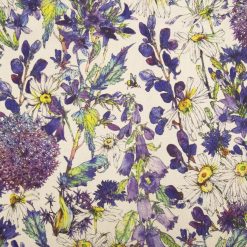 Unbleached Cotton In The Weeds Premium Cotton Fabric