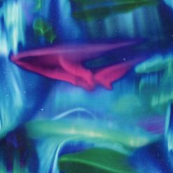 Hi Fashion Blue Northern Lights Novelty Cotton Fabric