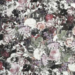 Floral Bouquets on Pink Premium Cotton Fabric