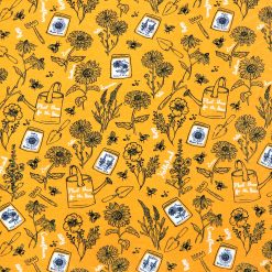 Plant These For The Bees Super Snuggle Flannel Fabric