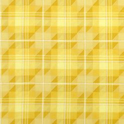 Yellow Block Plaid Super Snuggle Flannel Fabric