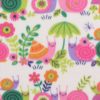 Happy Snails Blizzard Fleece Fabric