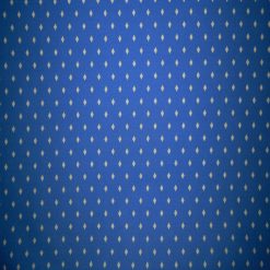 Geometric Diamonds on Blue Quilt Cotton Fabric by Quilter s Showcase