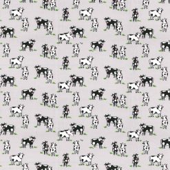 Fabric Traditions Novelty Cotton Fabric Gray Country Cows