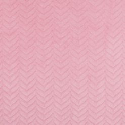 Arrow Dusty Pink Embossed Sew Lush Fleece Fabric