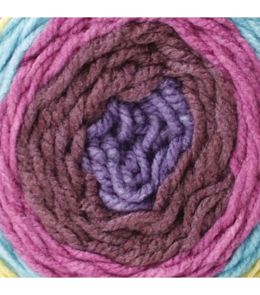 Bernat Pop! Self Striping 280yds Worsted Acrylic Yarn - Image 2